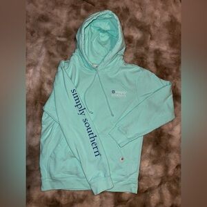 Simply Southern Hoodie – Women’s Medium – Aqua/Turquoise